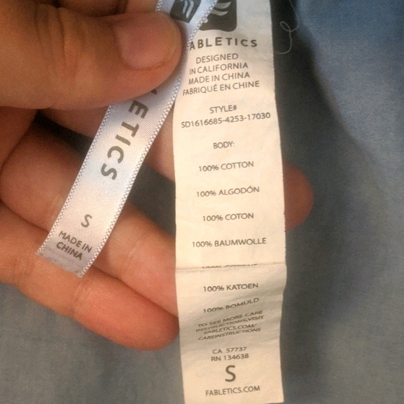 Fabletics chambray mini skirt - Picture 3 of 3